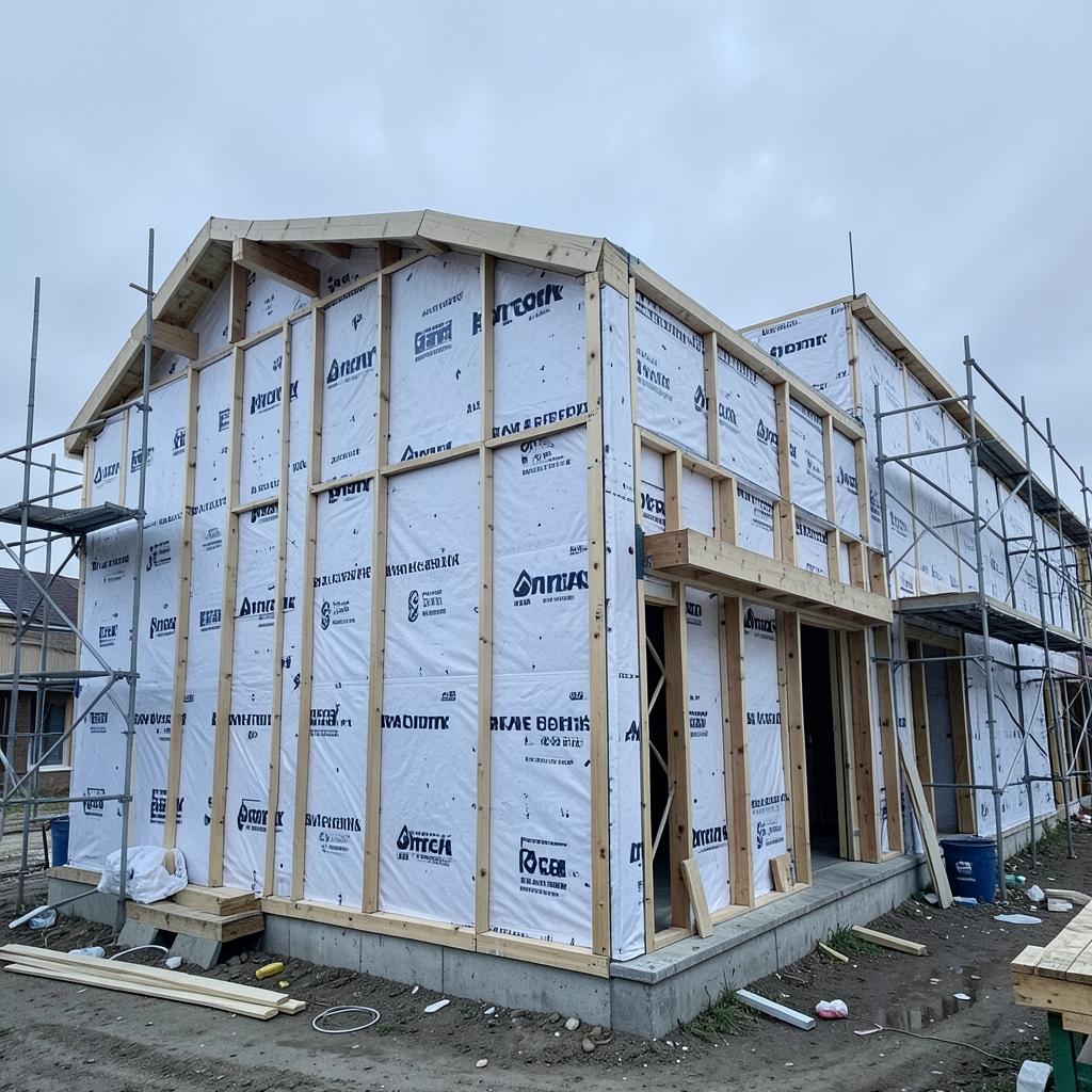Exterior framing & sheathing